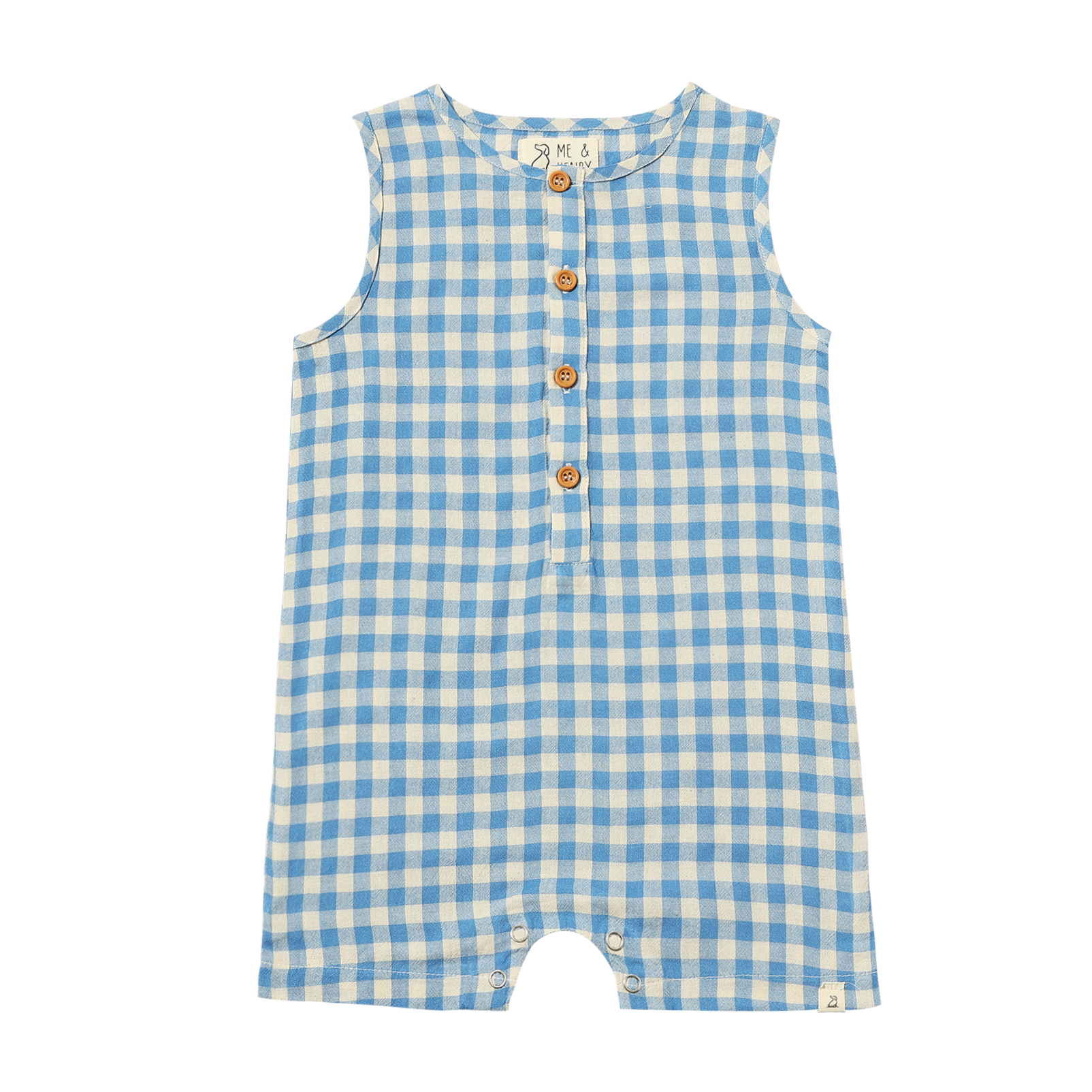Me & Henry - Cabin Plaid Playsuit