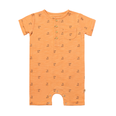 Me & Henry - Martingale Henley Romper Henry Print