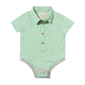 Me & Henry - Helford Woven Onesie