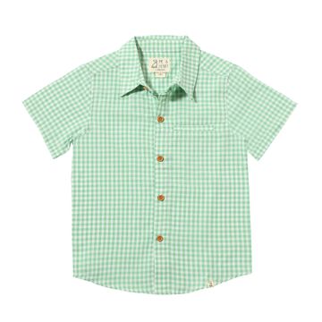 Me & Henry - Red & White Micro Plaid Shirt