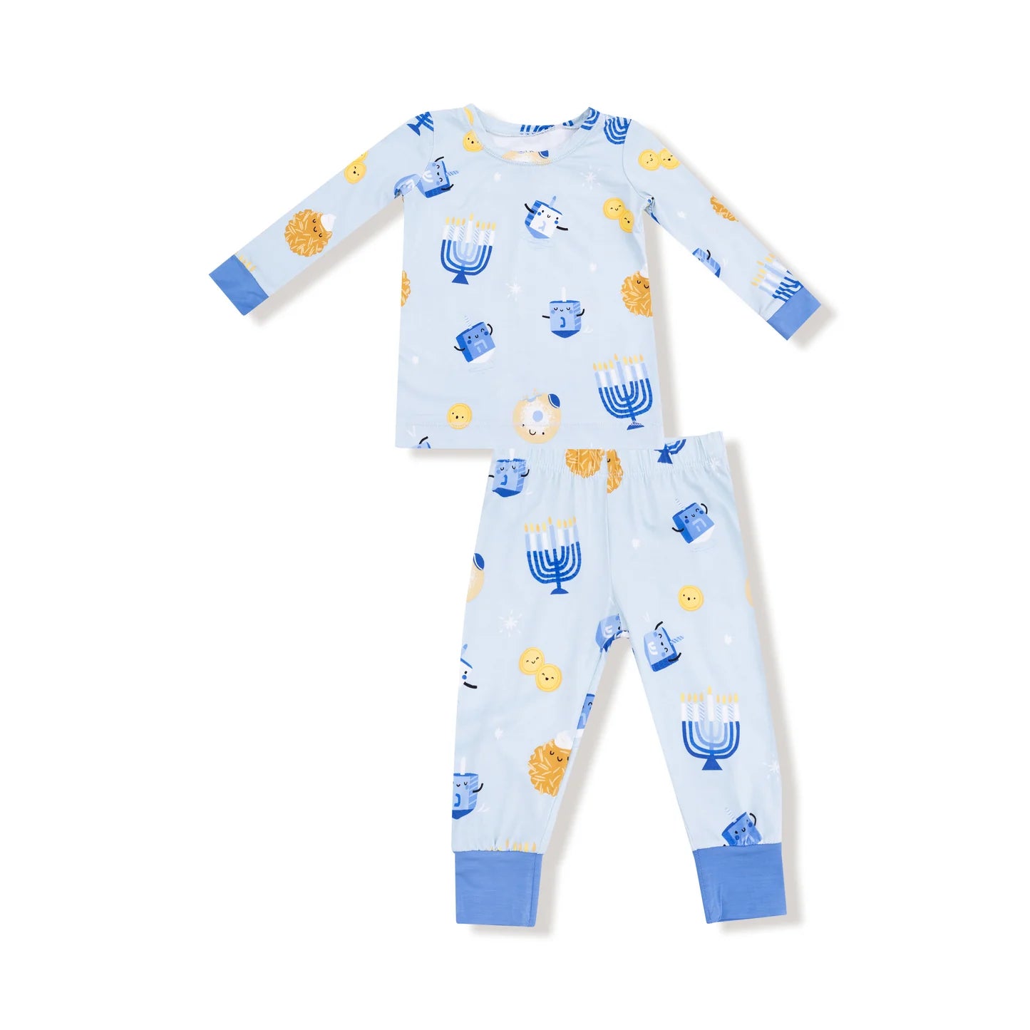 Angel Dear - Hanukkah Blue L/S Loungewear Set