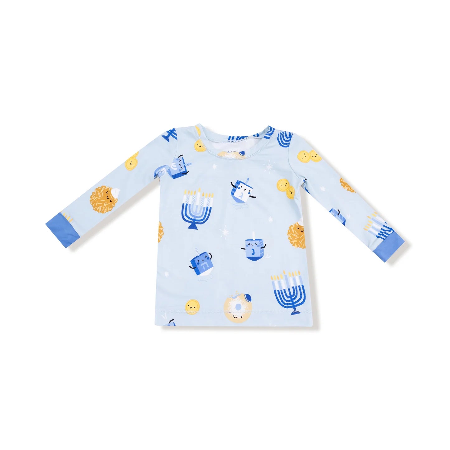 Angel Dear - Hanukkah Blue L/S Loungewear Set