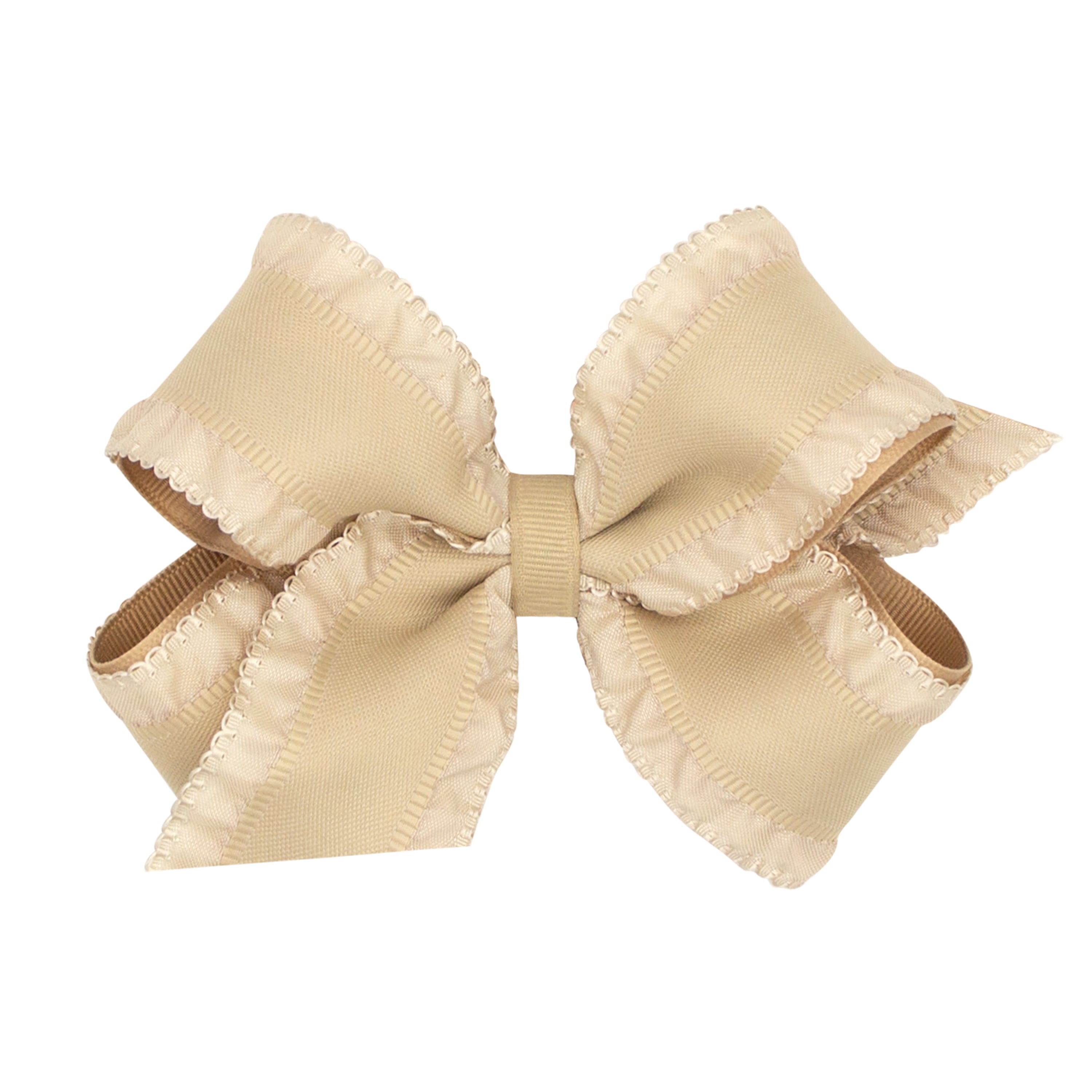 Wee Ones - Medium Ruffle/Grosgrain Bow