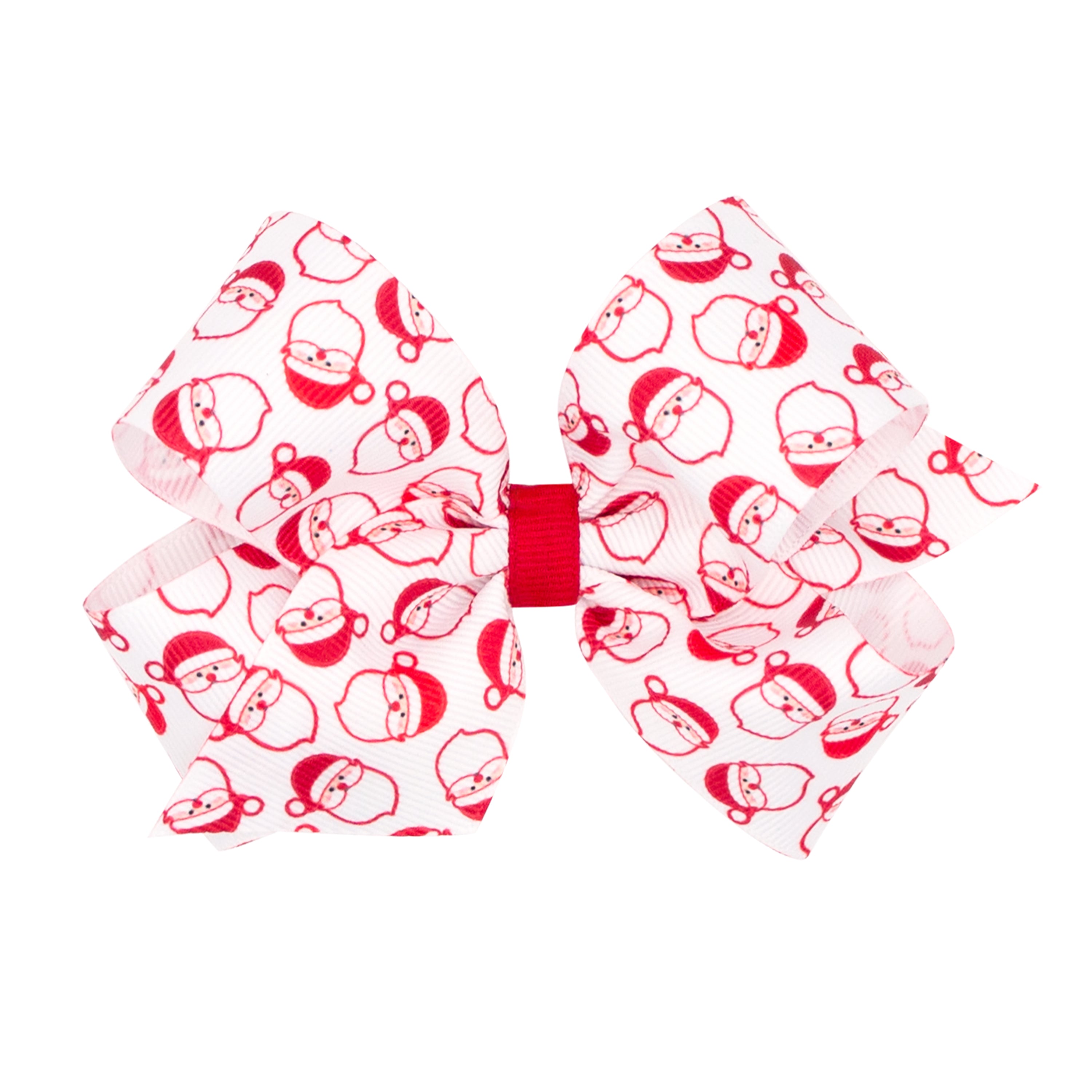 Wee Ones - Medium Christmas Print Bow