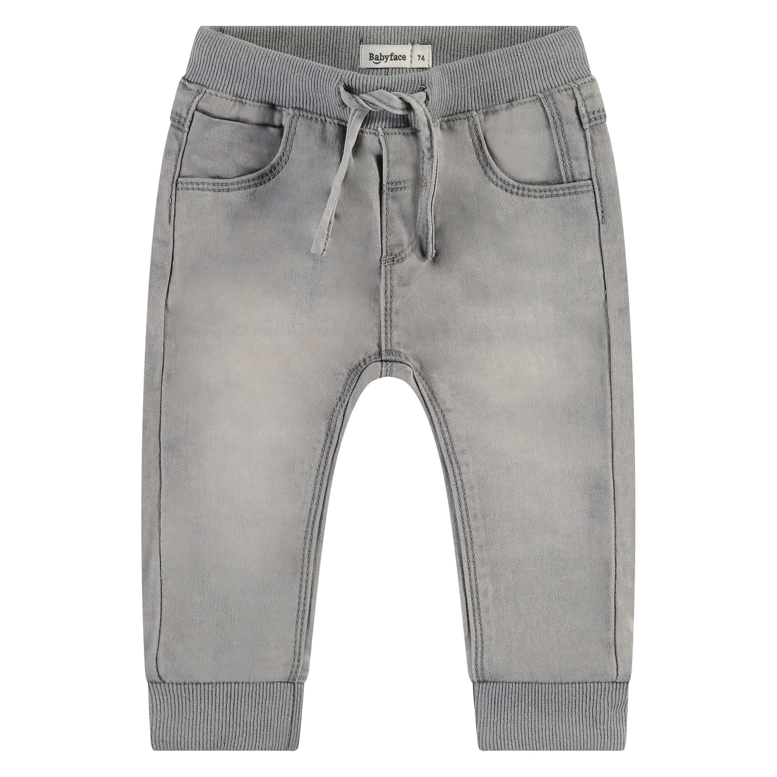 Boys Grey Denim Jogger