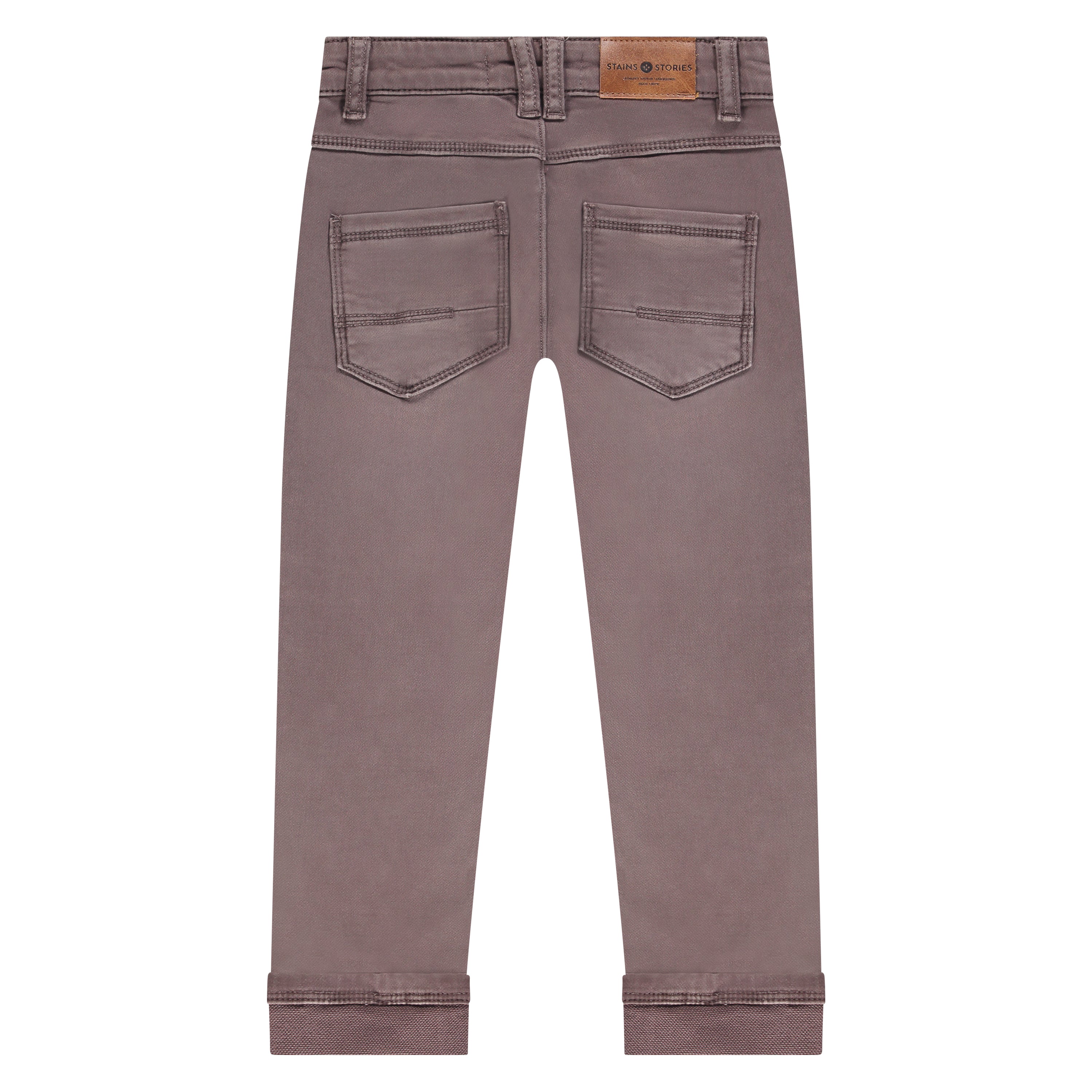 Boys Brown Denim Pants