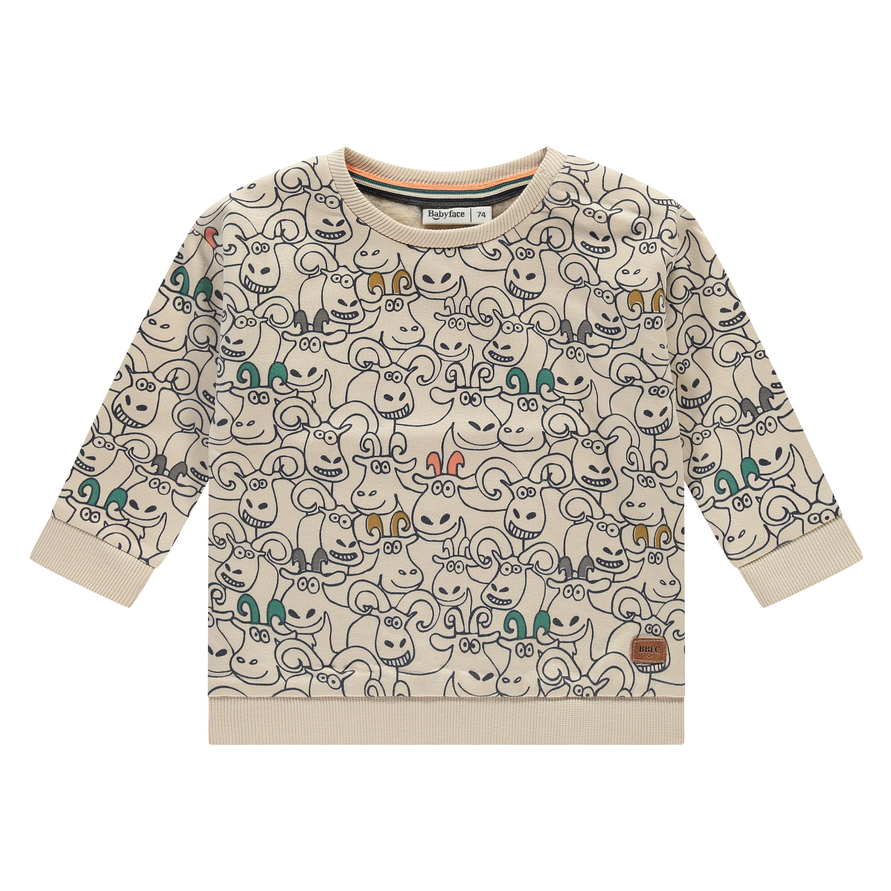 BabyFace Boys Sweatshirt with Billy Goat motif