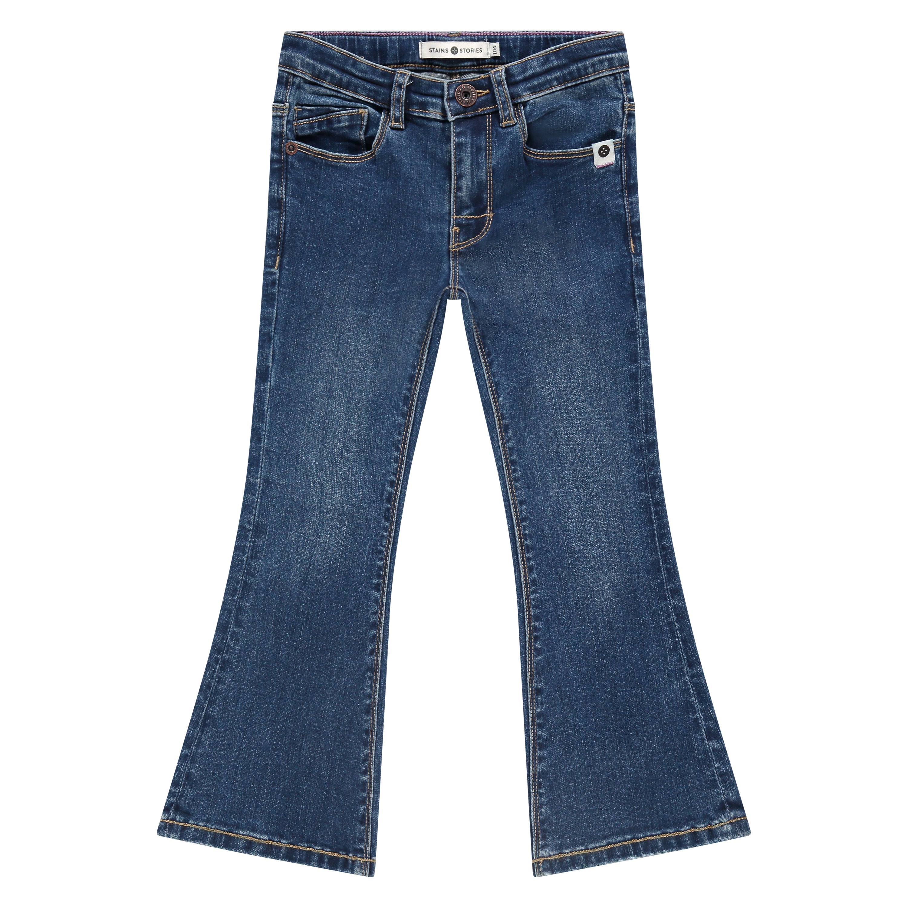 Stains & Stories - Girls Flare Legged Denim