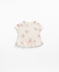 Play Up - Printed Jersey T-shirt & Rib Flame Underpants