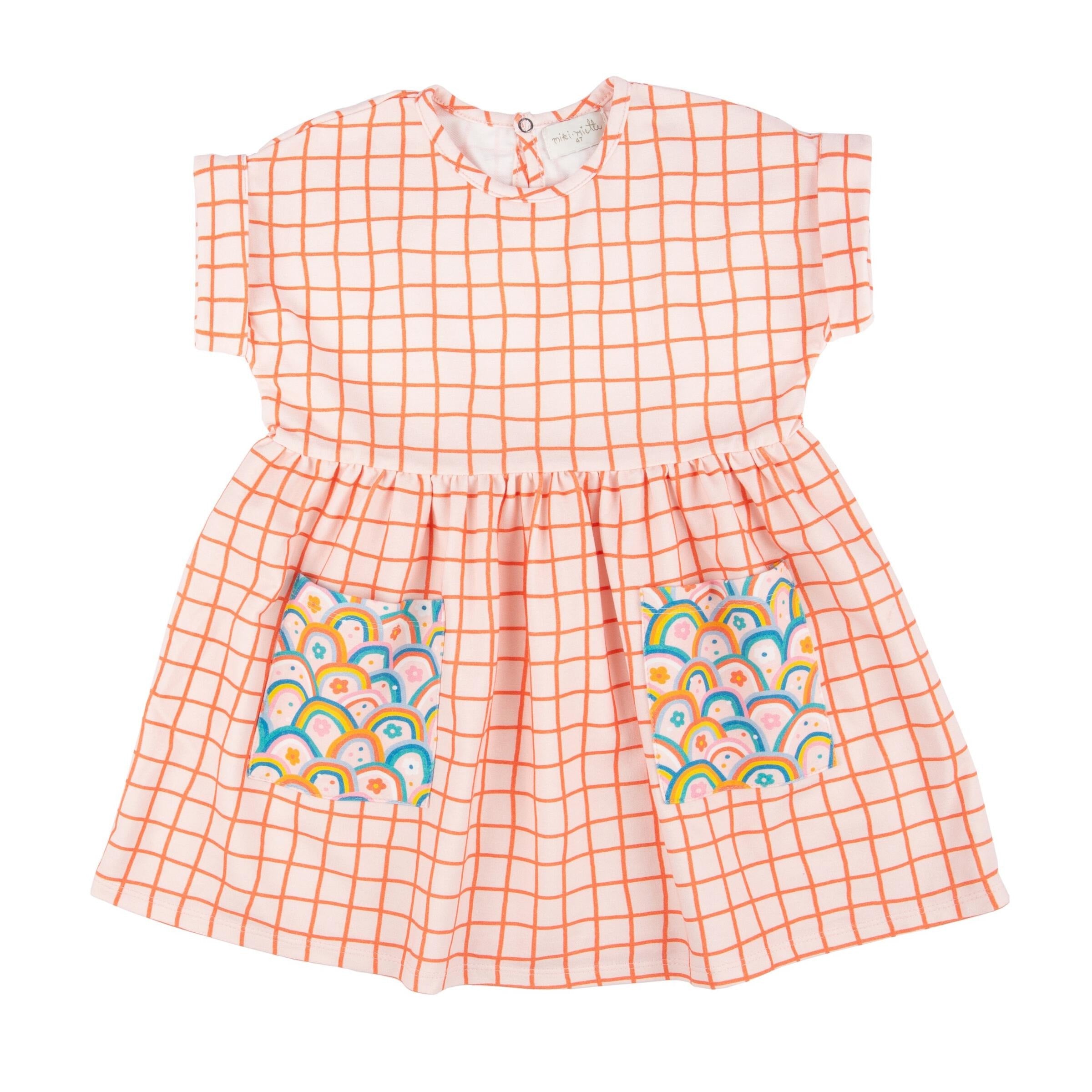 Maxime Dress Double Rainbow - The Cutest Little