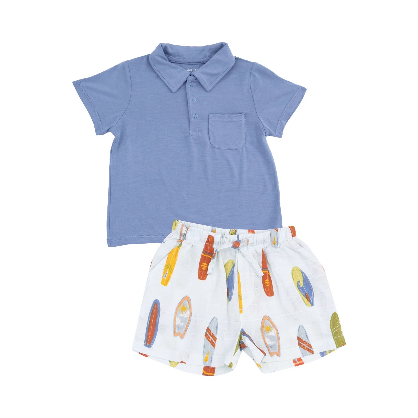 Angel Dear - Polo SS Shirt & Muslin Short