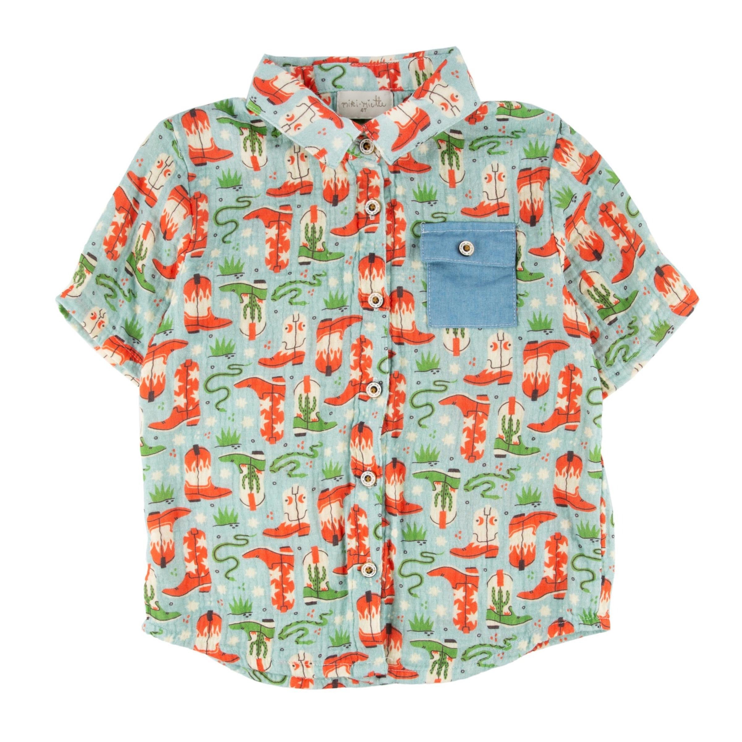 Jerry Button Up Howdy - The Cutest Little