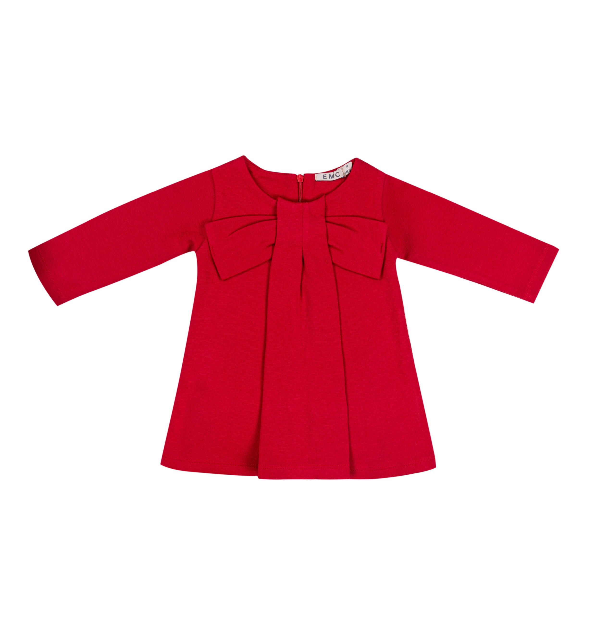 Girl's Red Knit Dress