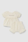 Snug - Blouse and Baby Short Set
