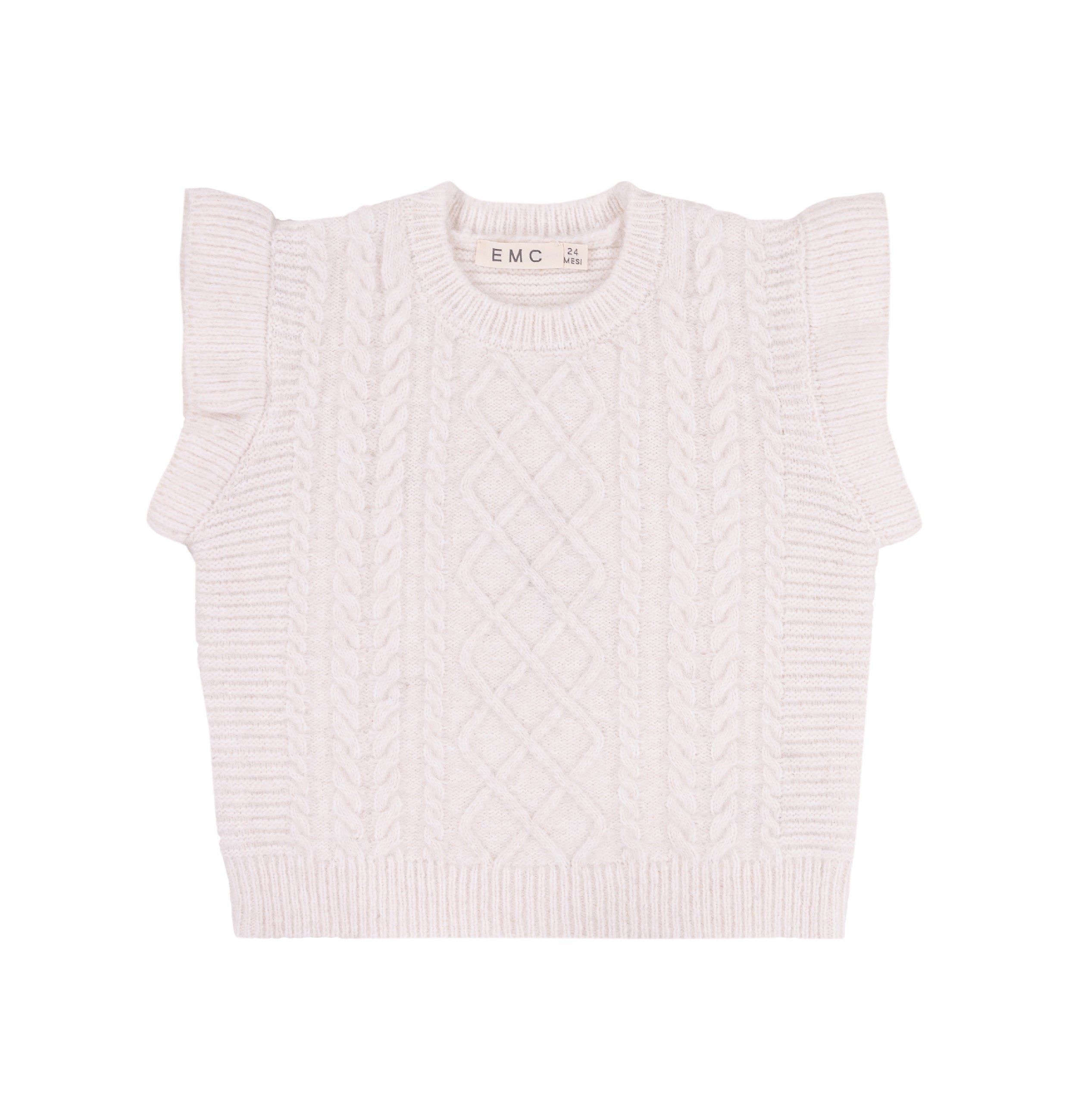 Girl's Cable Knit Vest