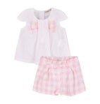 EMC - STRETCH JERSEY AND VICHY SEERESUCKER SET