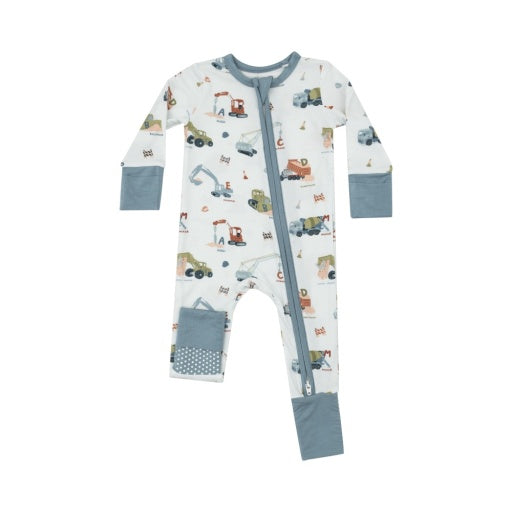 Construction Alphabet - 2 Way Zipper Romper - The Cutest Little