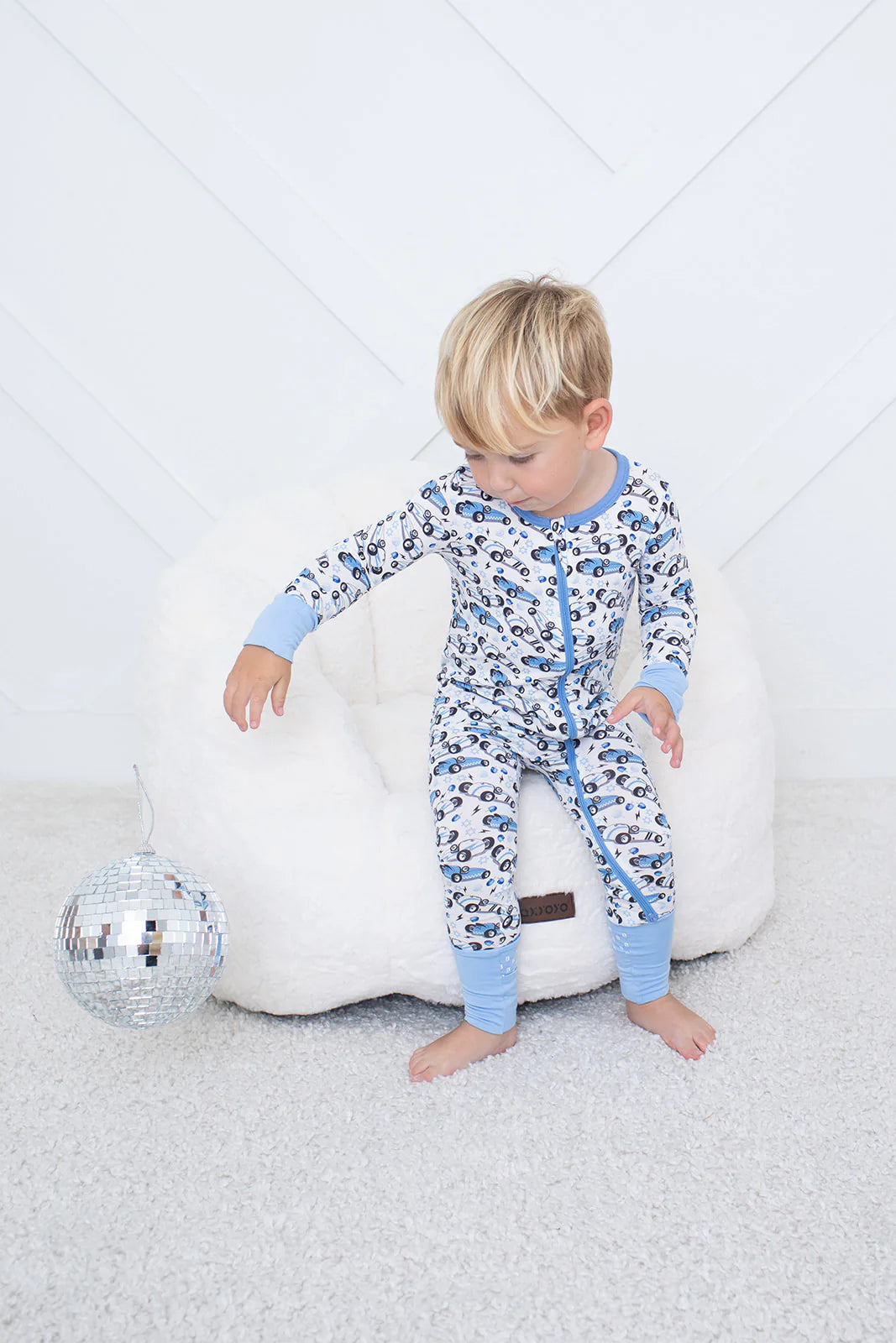 Bestaroo - Hanukkah Cars Zipper Romper