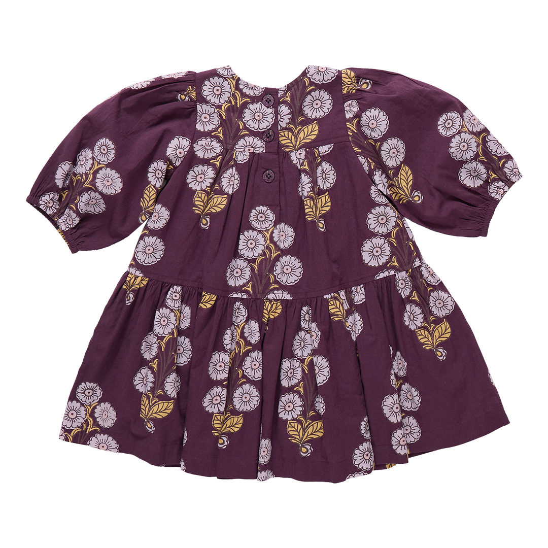 Pink Chicken - Plum Buttercup Floral Fiona Dress