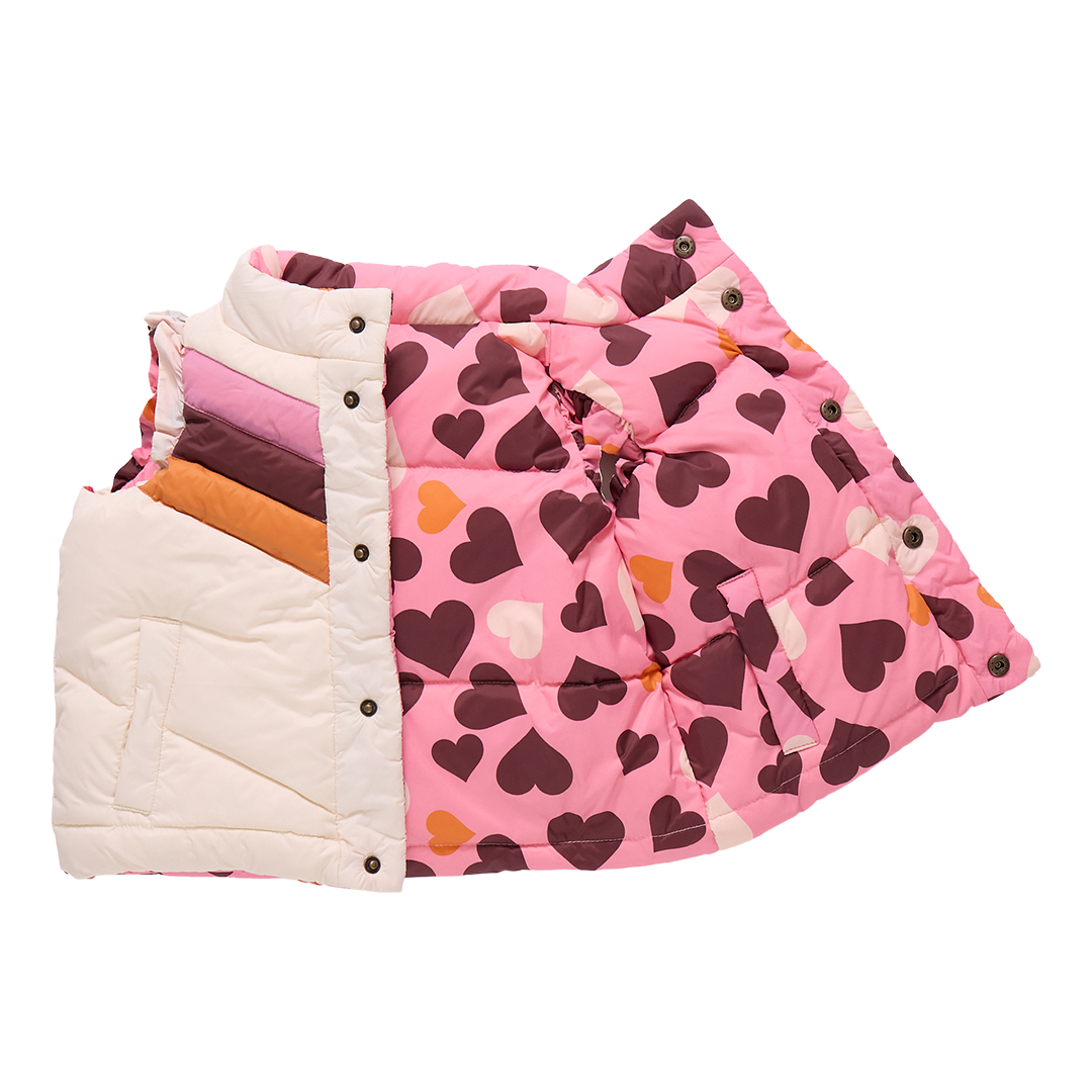 Pink Chicken - Girls Reversible Ruffle Ellis Vest