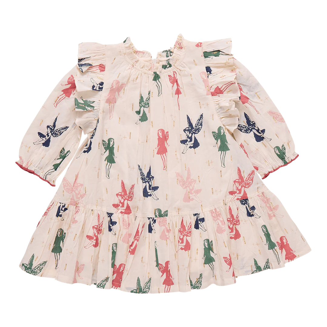 Pink Chicken - Girls Woodland Fairies Harper Dress