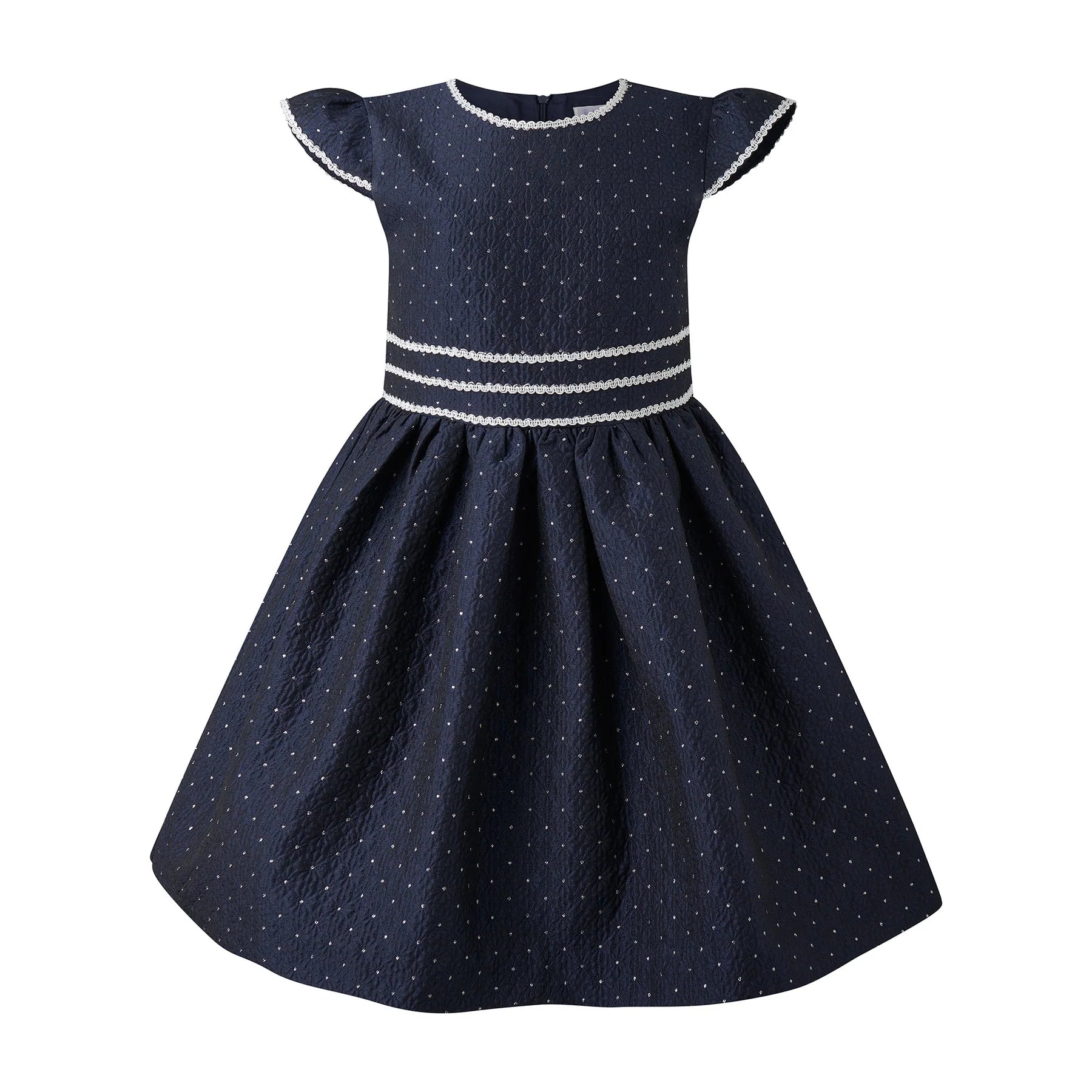 Rachel Riley - Dot Damask Dress