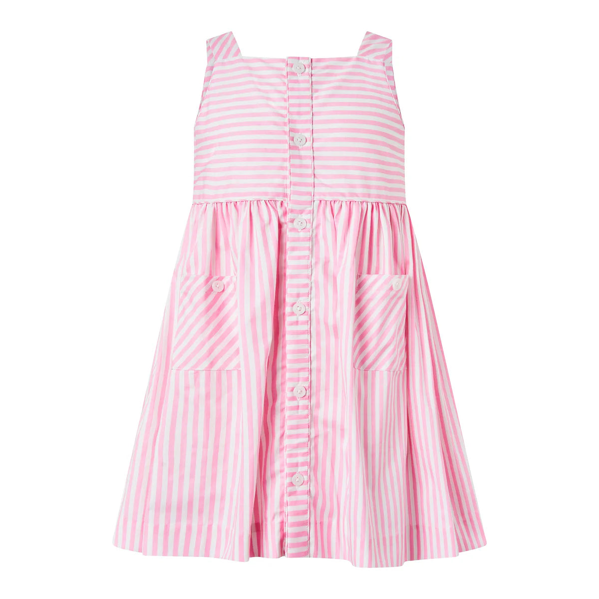 Rachel Riley - Striped Button Front Sun Dress