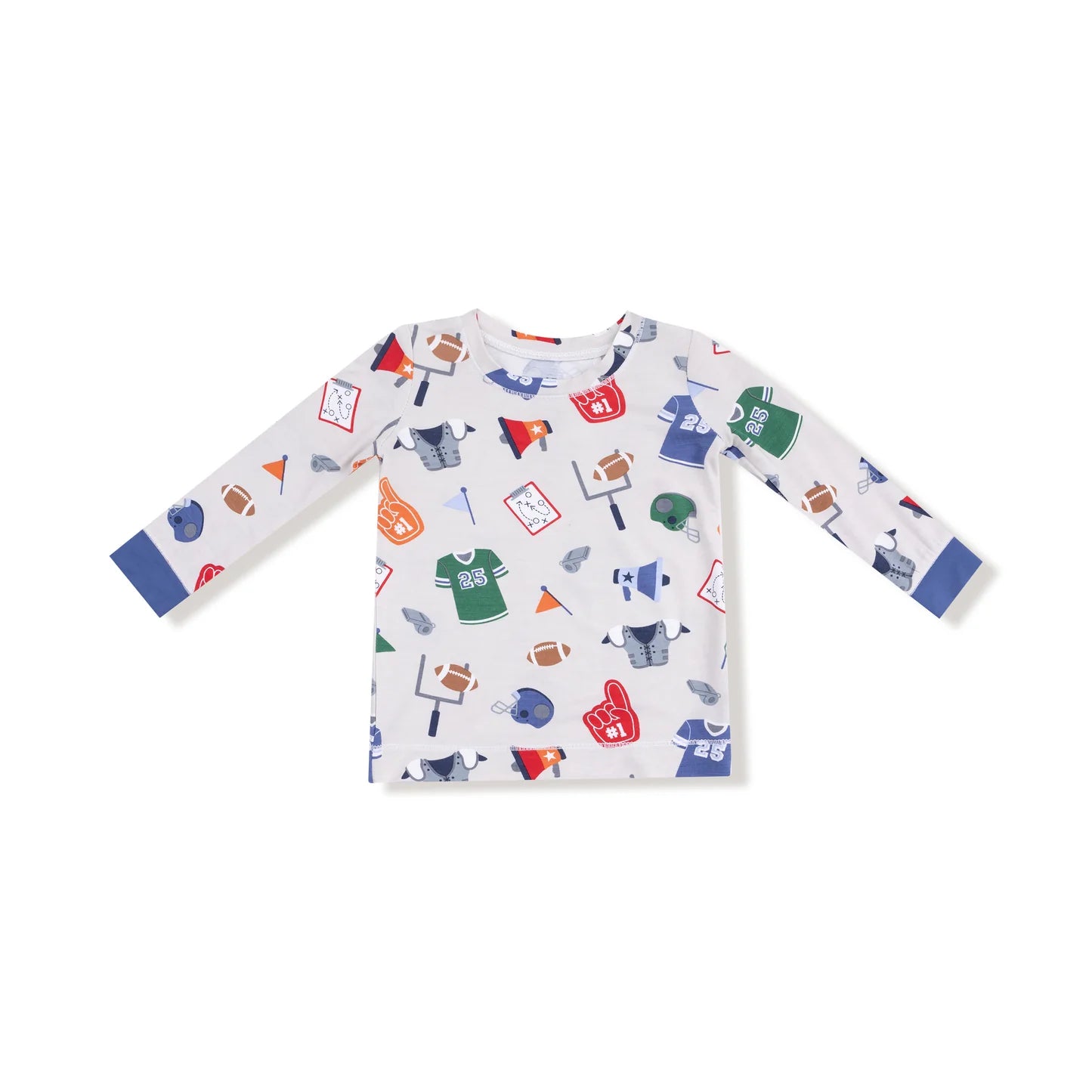 Angel Dear - Game Day Gray L/S Loungewear Set