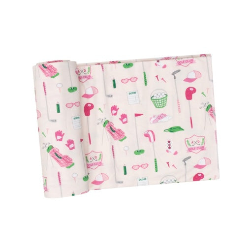 Golf Club Pink - Swaddle Blanket