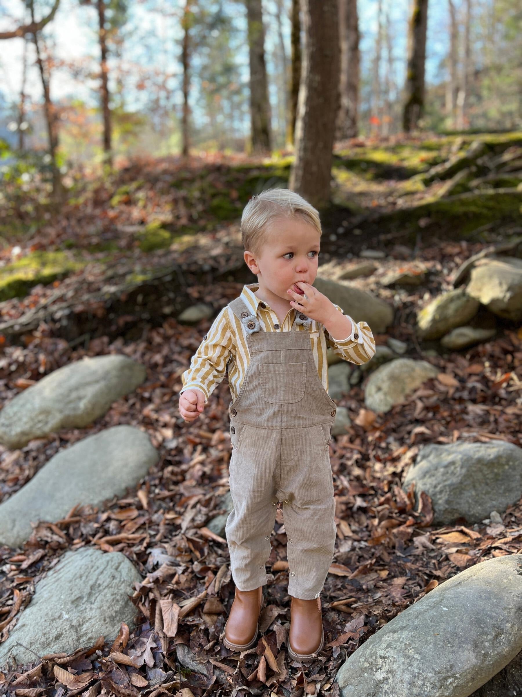 Harrison Cord Overalls - The Cutest Little