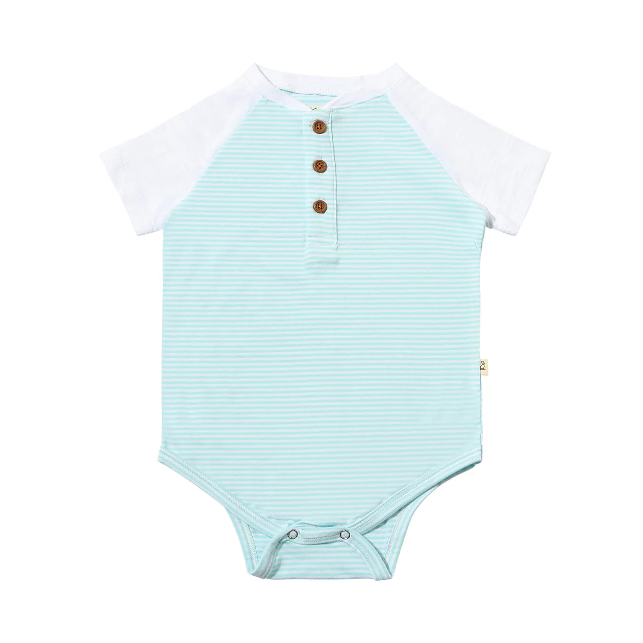 Me & Henry - League Raglan Striped Onesie