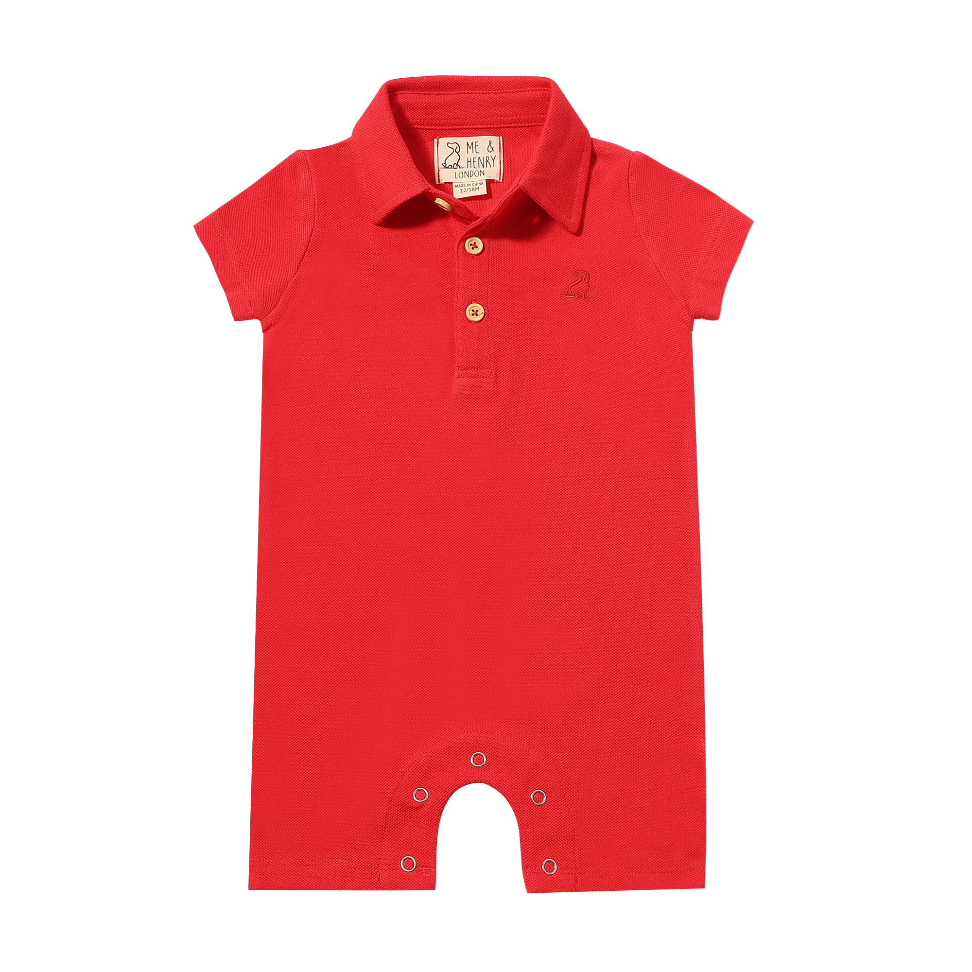 Me & Henry - Pique Polo Shortall