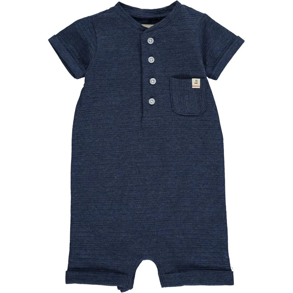 Me & Henry - Camborne Henley Ribbed Romper