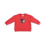Angel Dear - Holiday Plaid Drop Sleeve Sweatshirt w/ Rib Cuffs