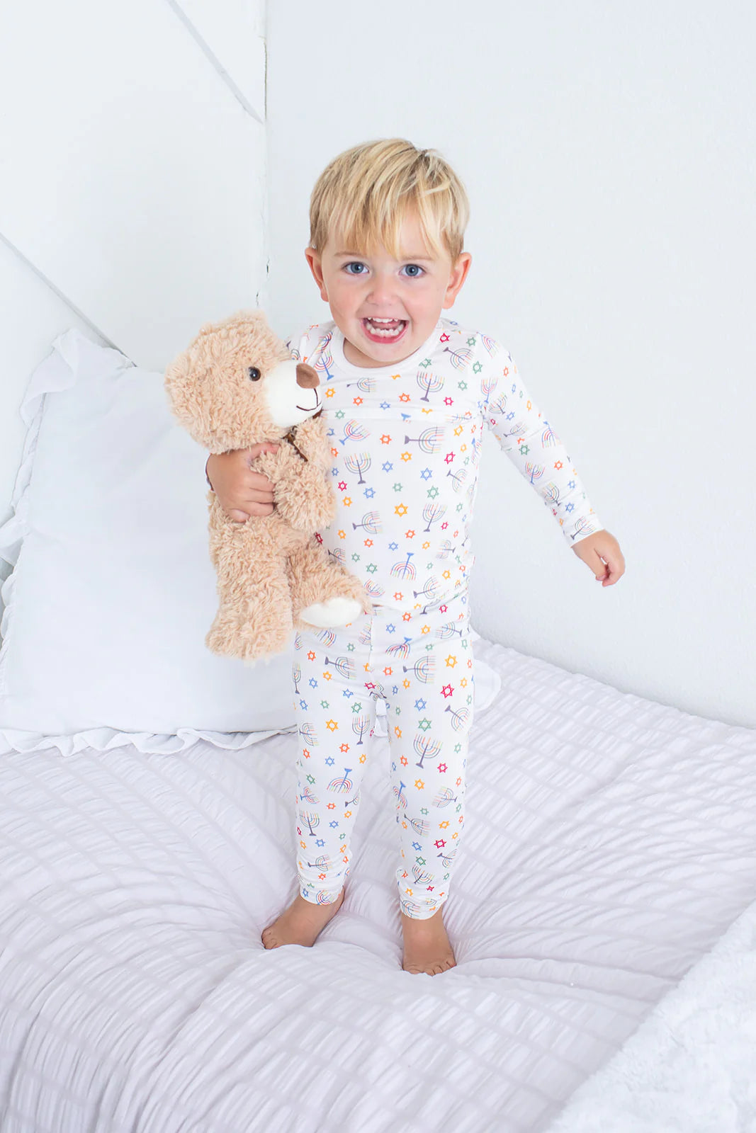 Bestaroo - Hanukkah Stars L/S Pajamas