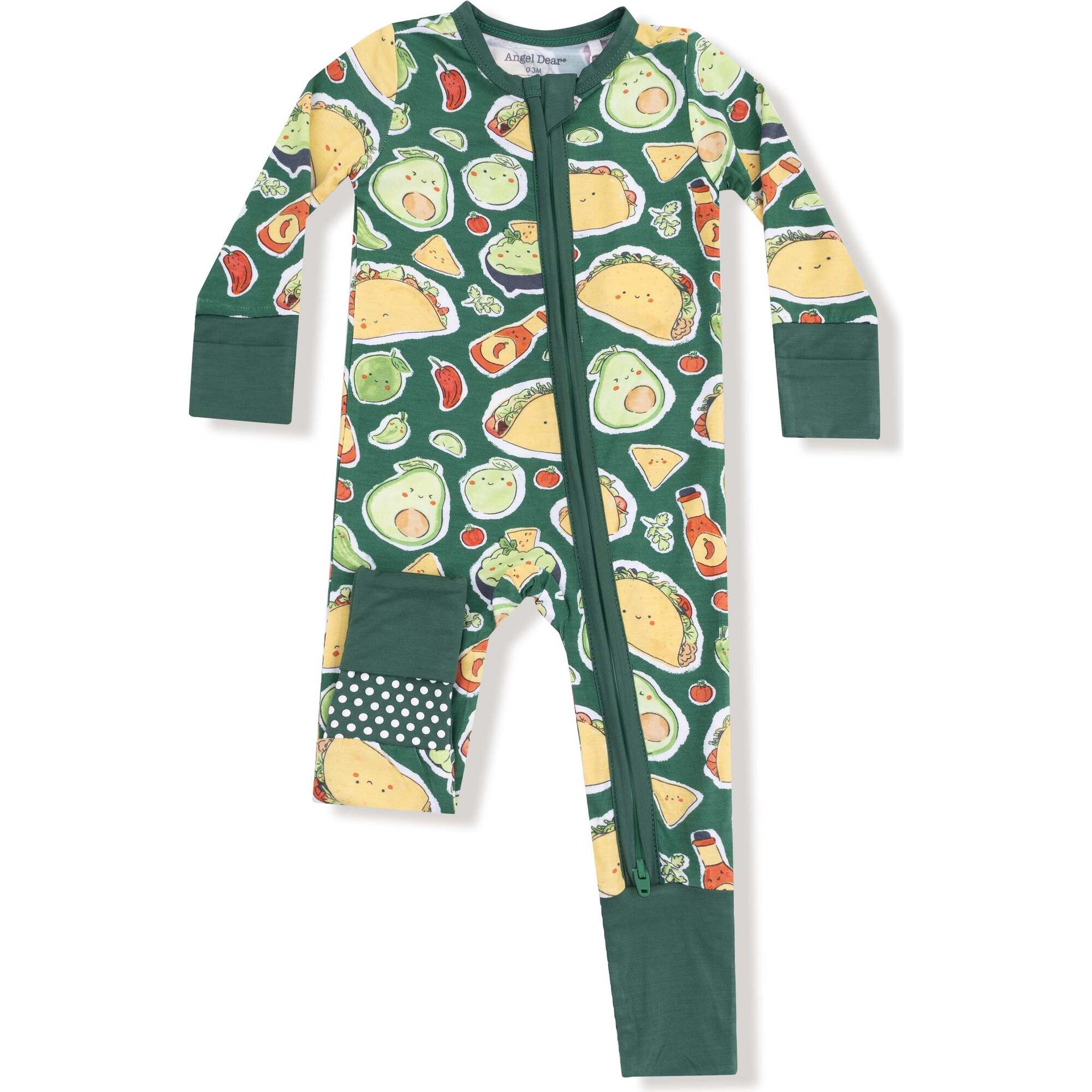 Angel Dear - Happy Tacos 2 Way Zipper Romper
