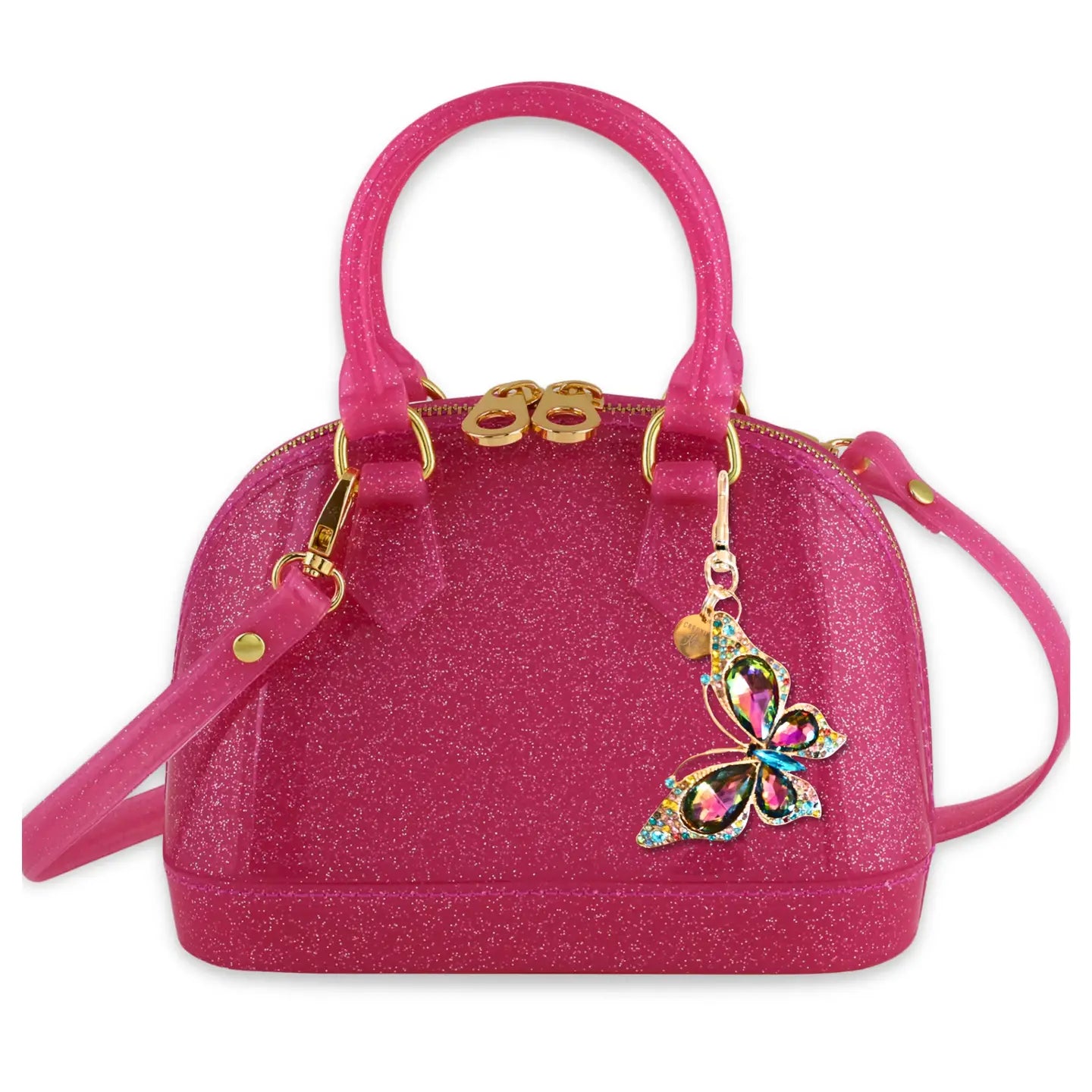 Carrying Kind - Hot Pink Butterfly Charm