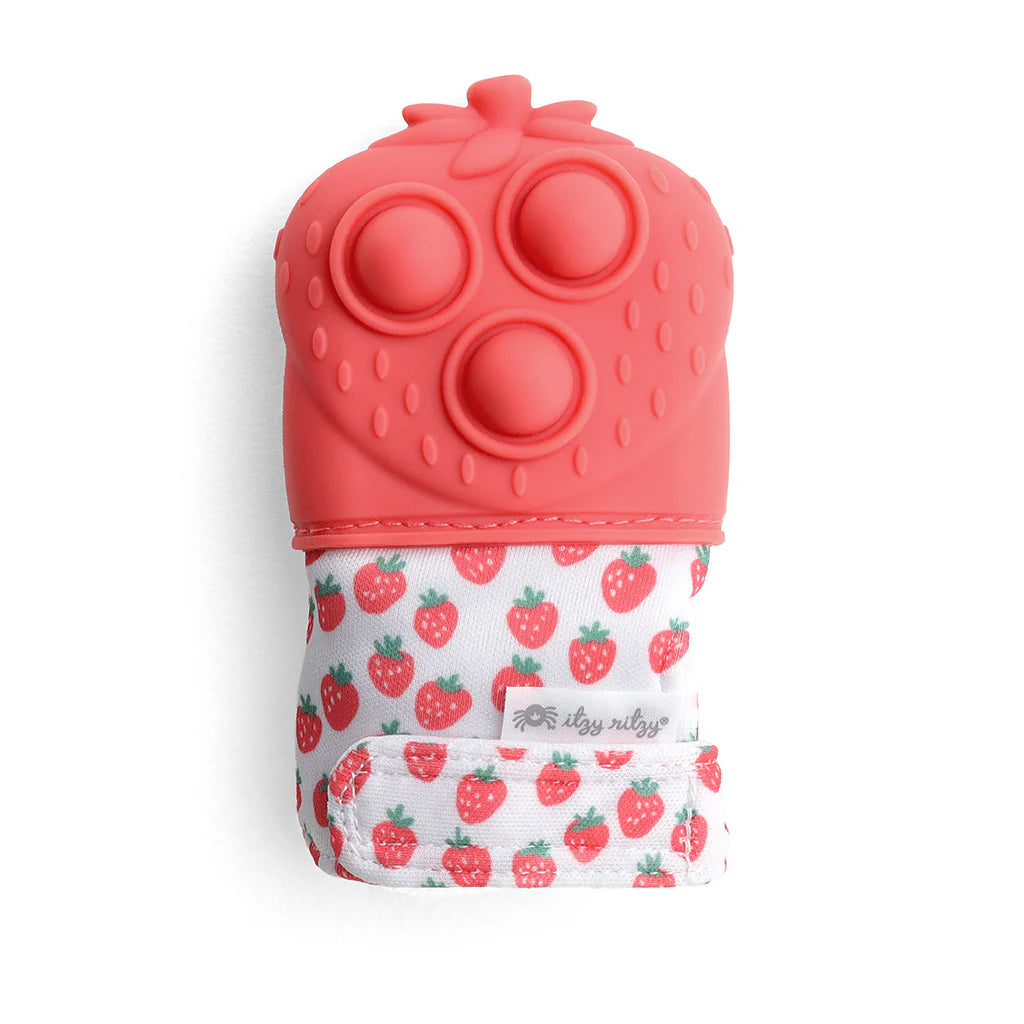Itzy Ritzy Mitt Pop Strawberries