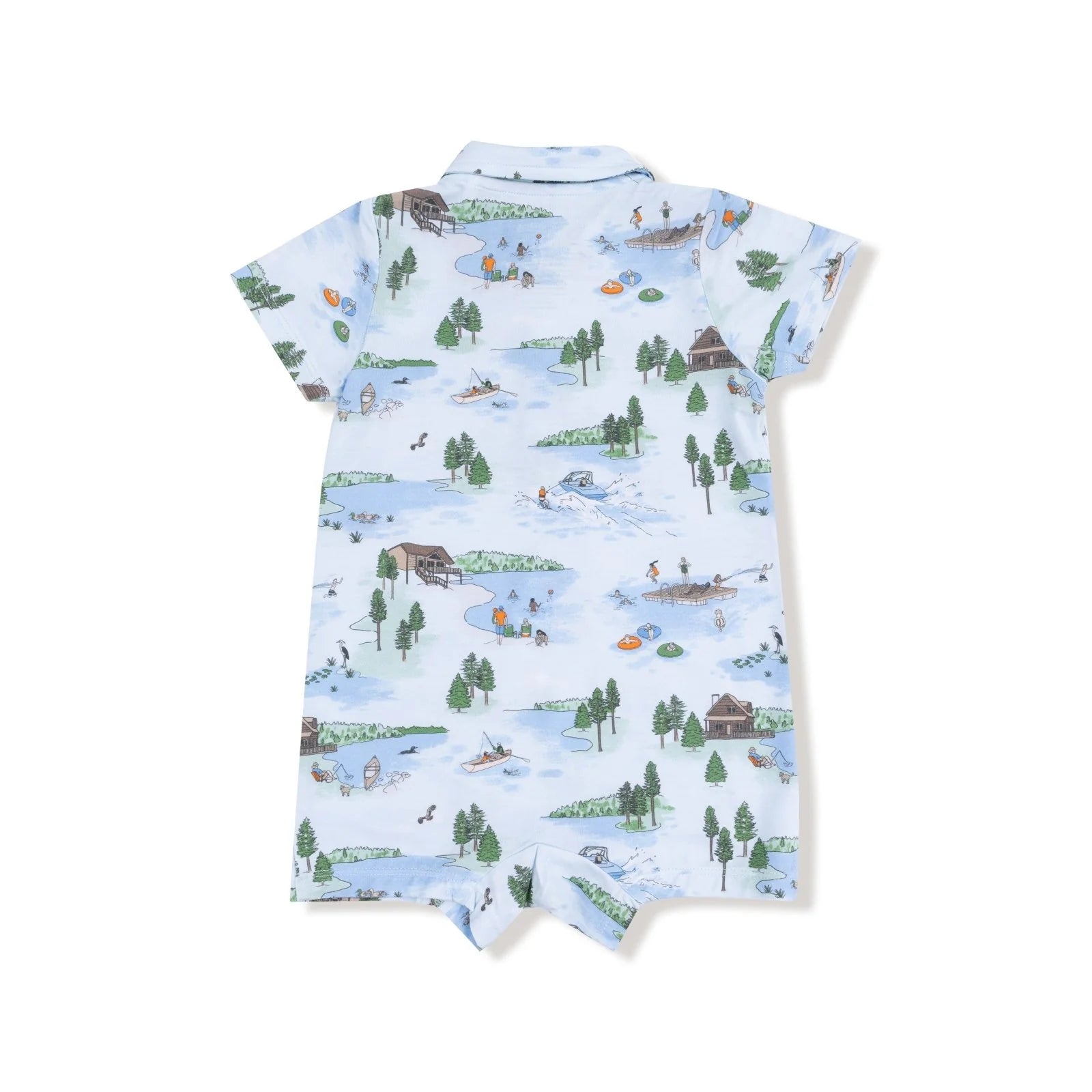 Angel Dear - Lake Life Polo Shortie