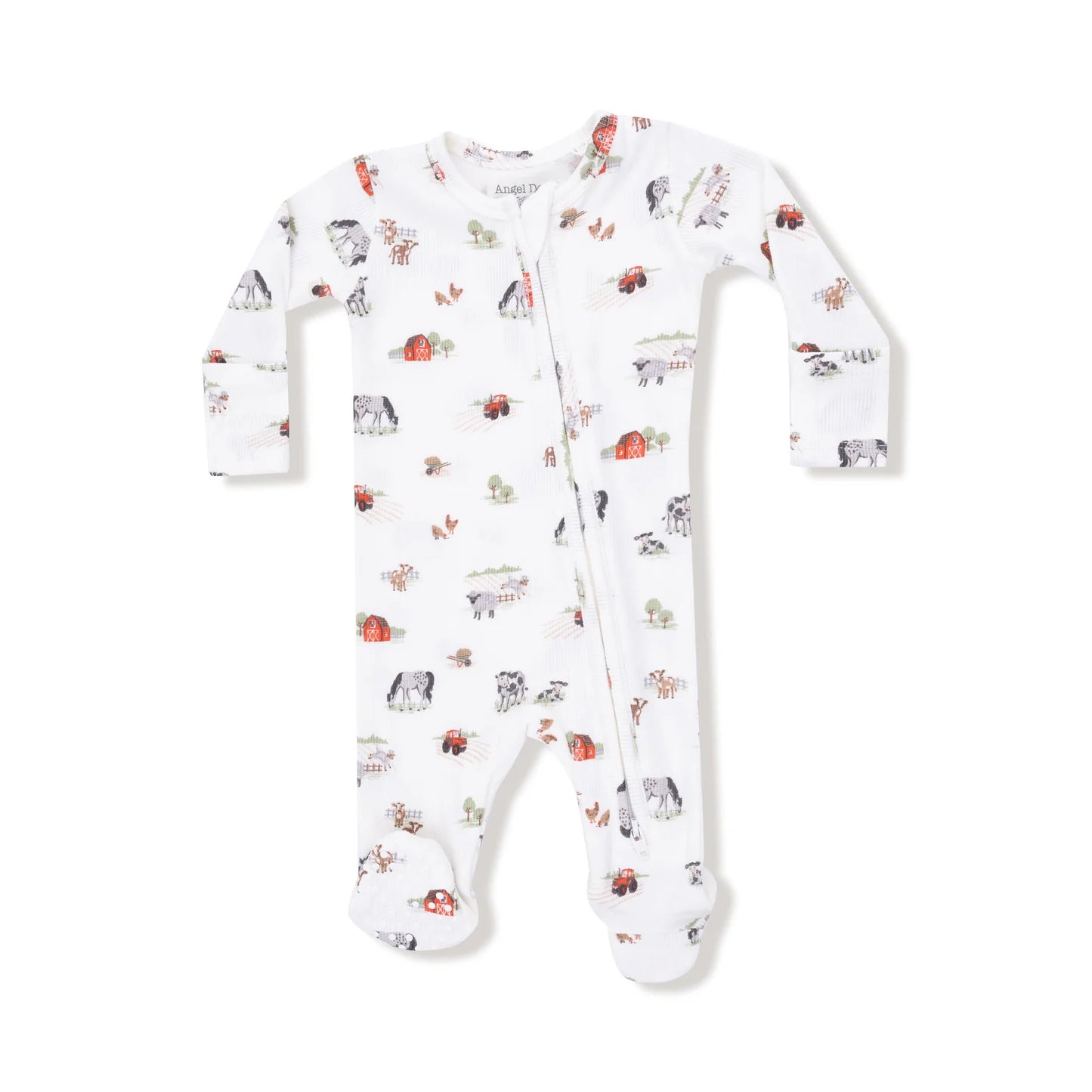Angel Dear - Little Farm 2 Way Zipper Footie