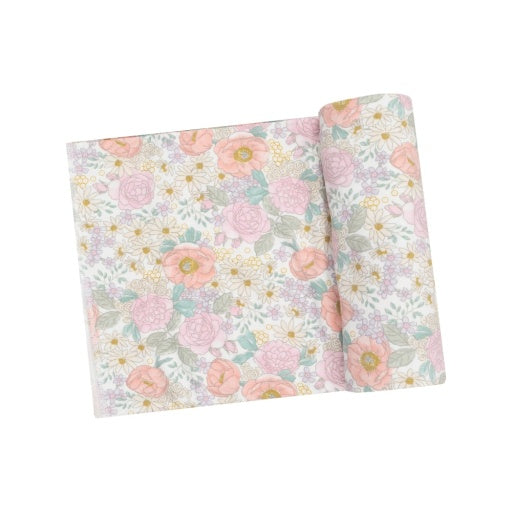 Peonies and Roses - Swaddle Blanket