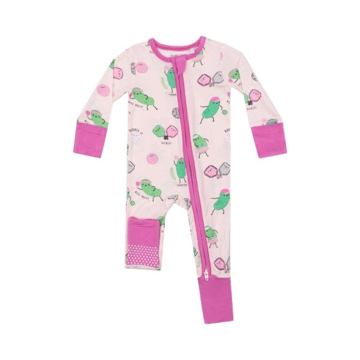 Pickleball Pink - 2 Way Zipper Romper