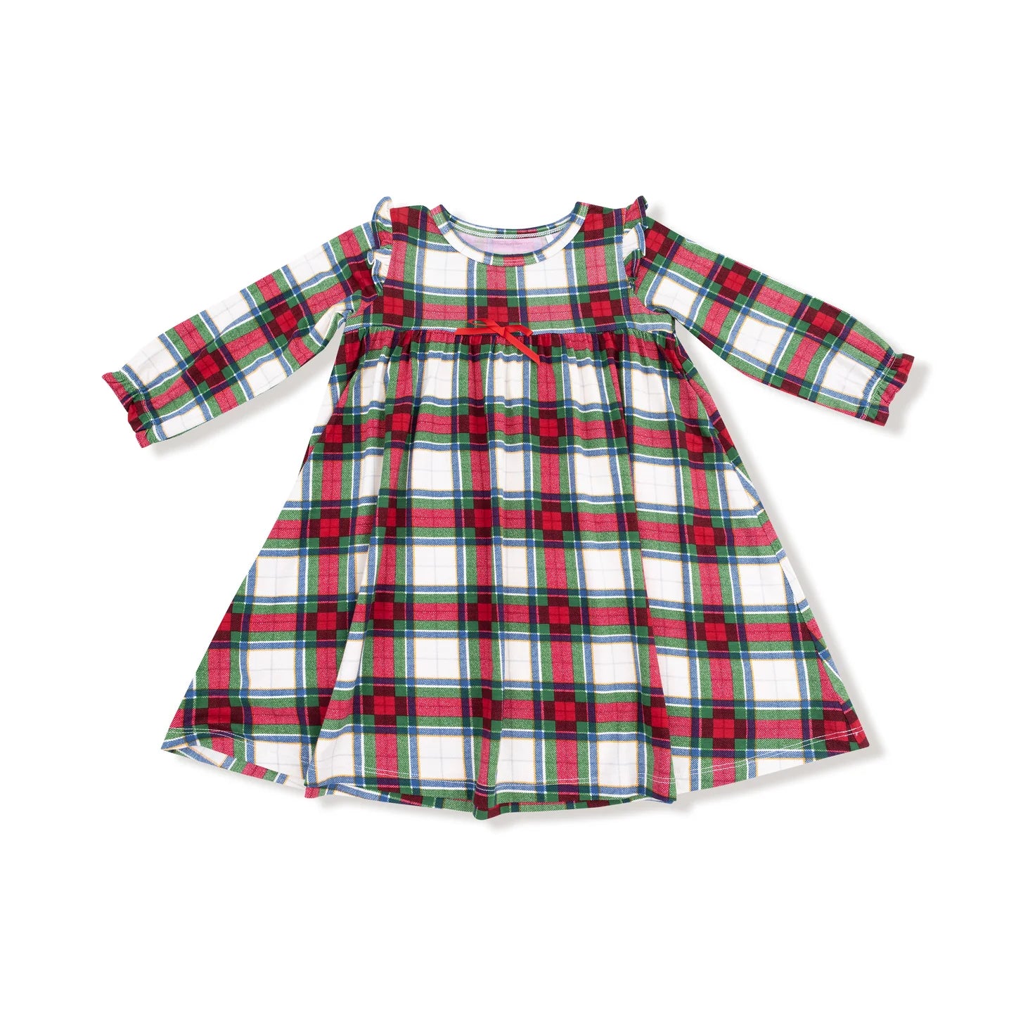 Angel Dear - Holiday Plaid Loungewear Gown