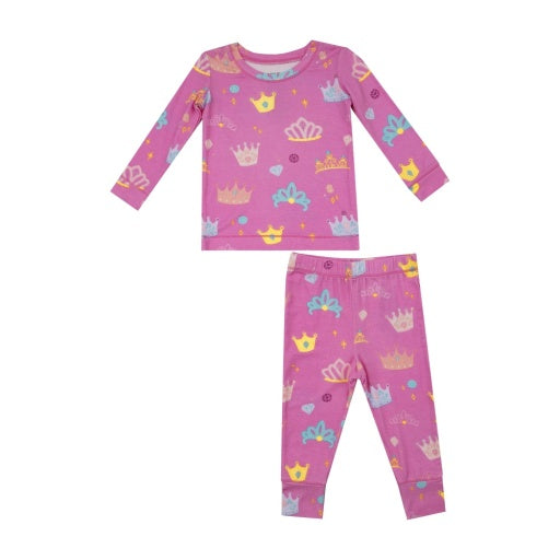 Princess Crowns - L/S Loungewear Set