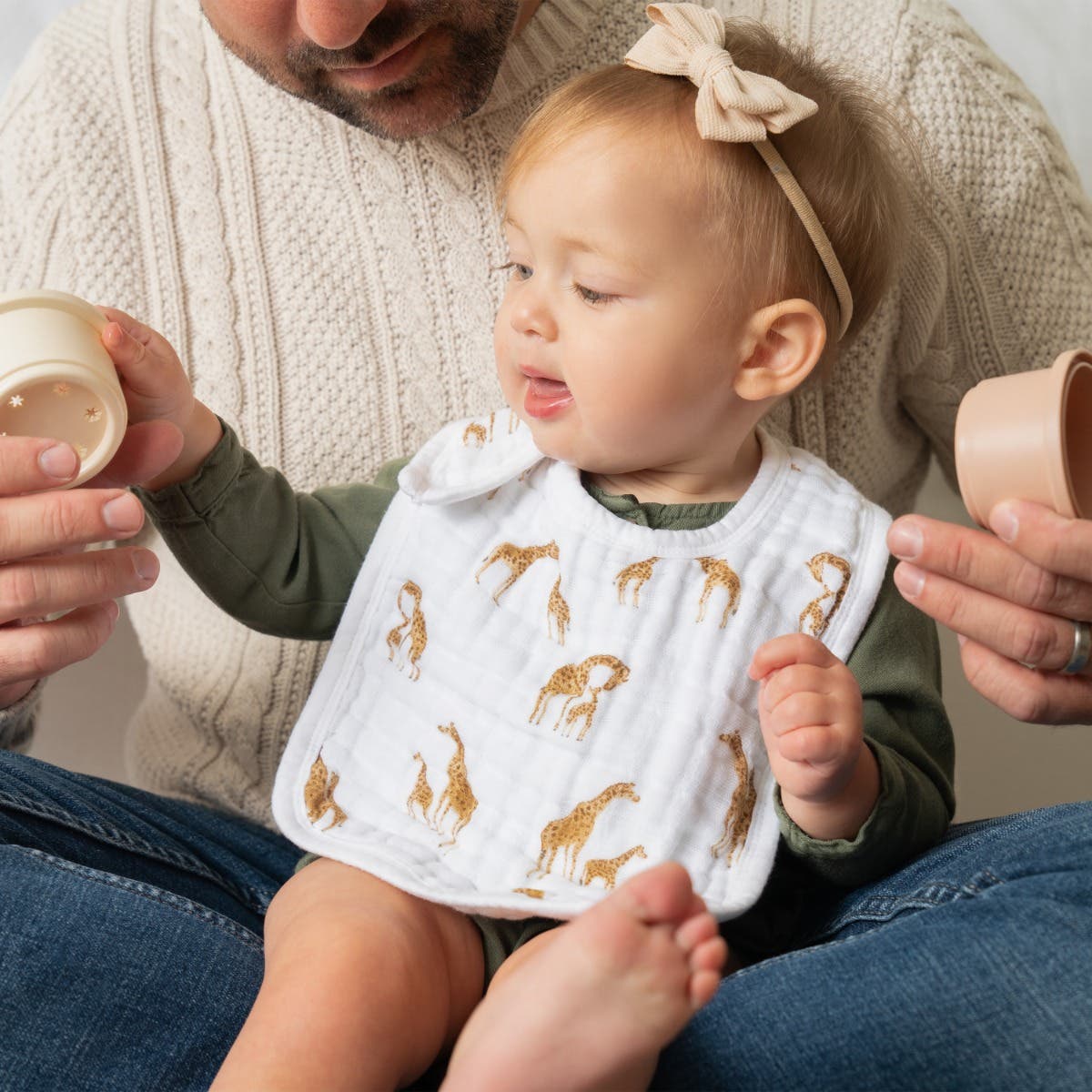Aden + Anais - Organic Muslin Snap Bibs