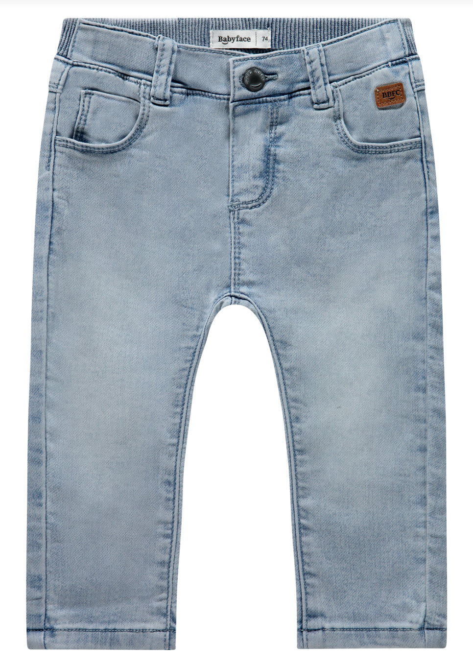 Babyface Baby Boys Light Blue Denim Jogger