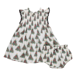 Pink Chicken - Vintage Trees Baby Girls Stevie Dress Set