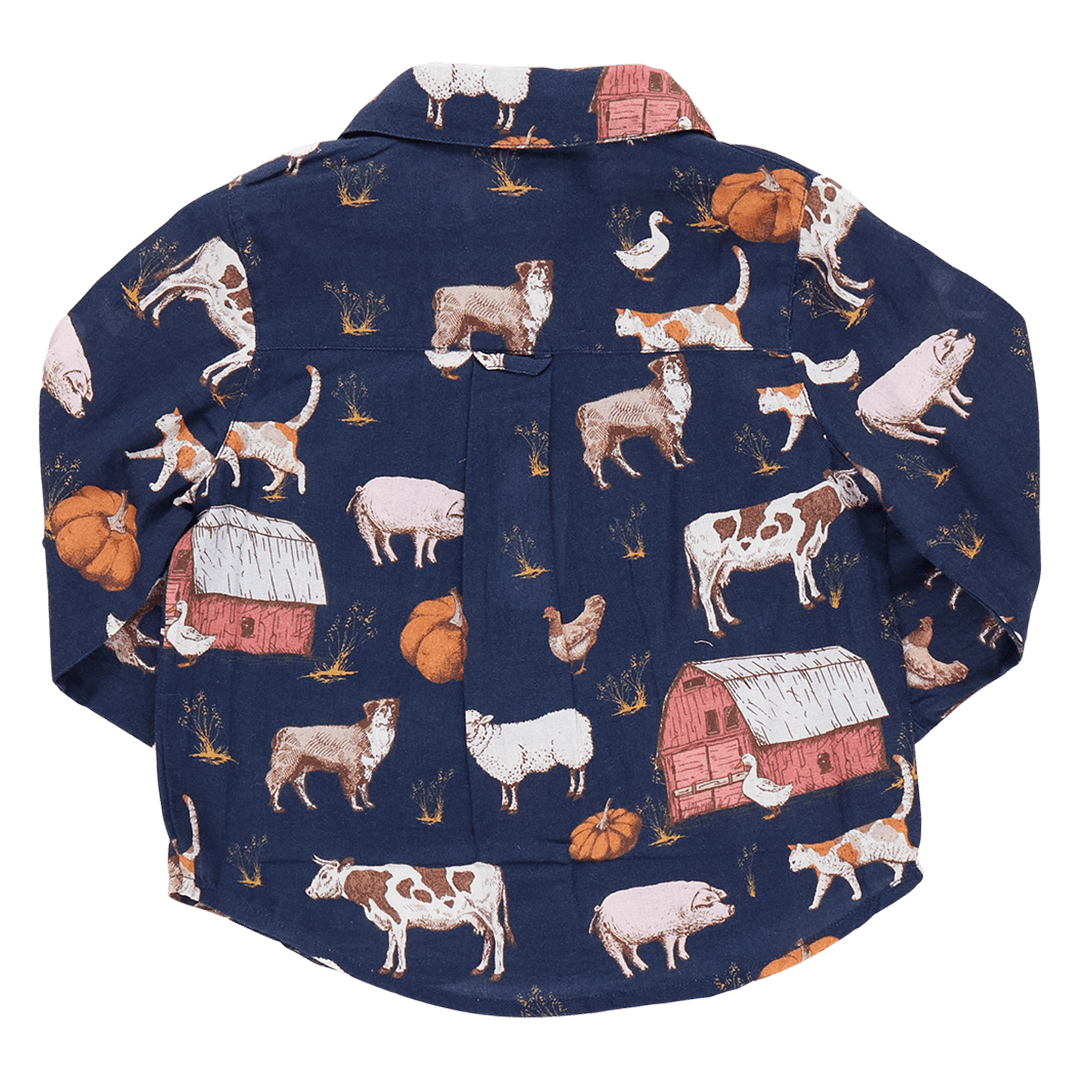 Boys Jack Shirt - On the Farm