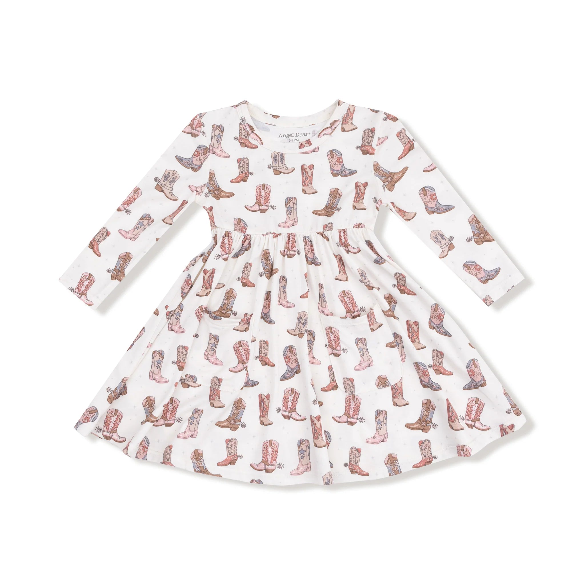 Angel Dear - Future Cowgirl Twirly L/S Dress