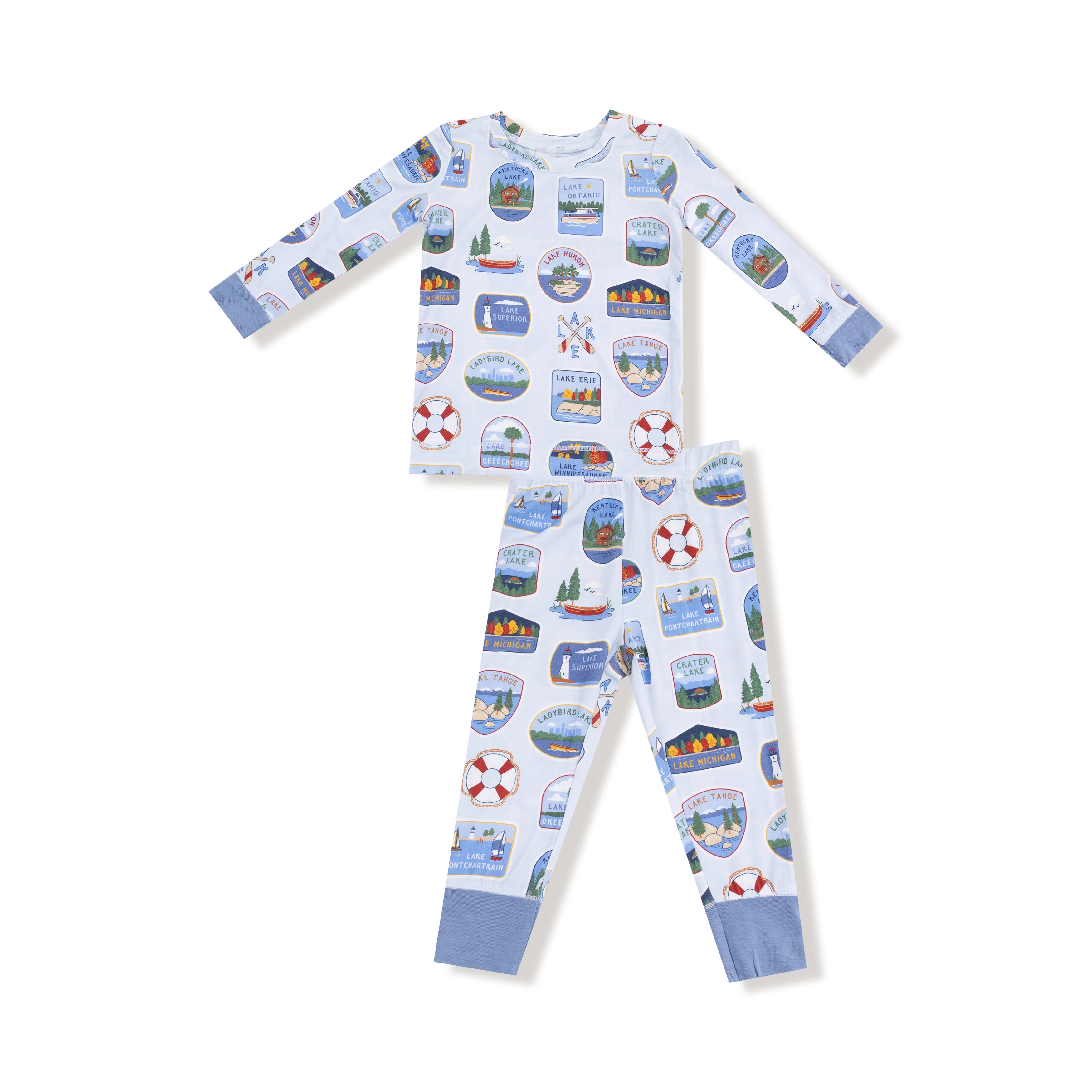 Angel Dear - Lake Stickers Loungewear Set